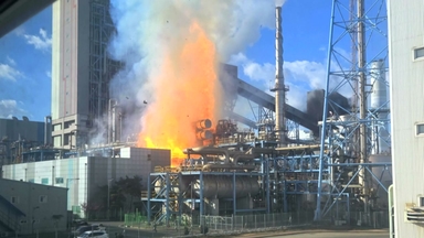 김용균 7주기 앞두고 태안화력 화재...2명 중상