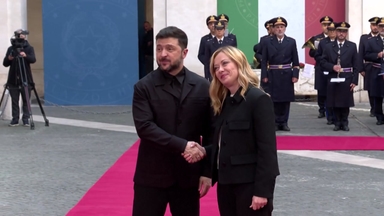 젤렌스키, 이탈리아 총리 면담..."지속적 지원 기대"