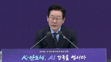 이 대통령 "반도체 산업 생태계 남부권에 구축...첨단산업 금산분리 대책 거의 마련"