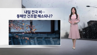 [이슈 날씨] 내일 전국 비...동해안 건조함 해소되나?