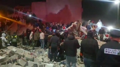 모로코 페즈에서 건물 '와르르' 주민 22명 사망