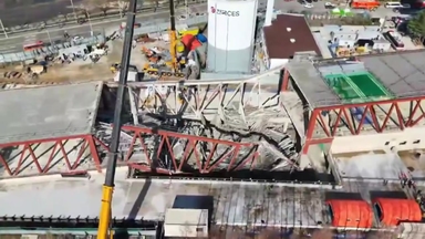 실종 2명 위치 지하 추정...안정화 작업에 구조 중단도