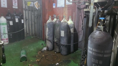 안양 종합병원서 의료용 산소통 폭발...1명 화상