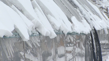 "강원 대설에 산불 걱정 덜어"...살얼음·시설 피해는 '주의'