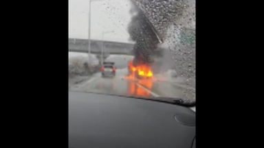 경기 광주서 차량화재로 전소...주변 도로 한때 정체