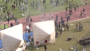 환영과 분노...혼란 속 메시의 인도 투어 첫날