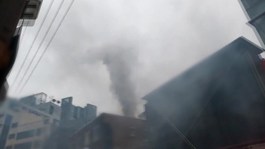 서울 역삼동 카페서 불..."로스터기 배관 과열 추정"