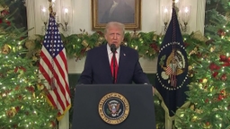 트럼프 대국민 연설 '자화자찬'..."바이든 망친 경제, 내가 살렸다"