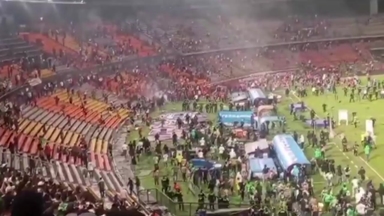 콜롬비아 축구 결승전 직후 팬 난투극..."59명 부상"