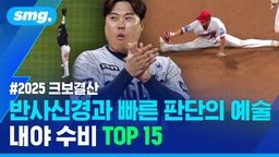 동물적 반사신경과 빠른 판단! 내야(수) 수비 TOP15 [스머 크보결산③]
