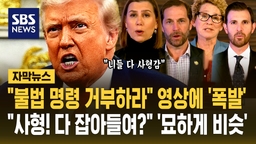 "사형이야! 싹 다 잡아들여?" 폭발…트럼프 성나게 한 영상 [자막뉴스]