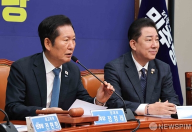 정청래 "1인 1표 전당원투표 진행…6·3지선은 열린 공천"