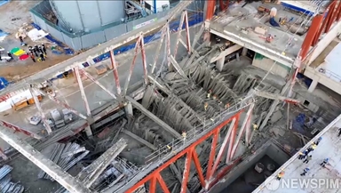 광주대표도서관 붕괴 사고 원인 '접합부 불량' 가능성 제기