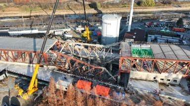 광주 대표도서관 붕괴 사고 실종자 2명 수색 재개 전망