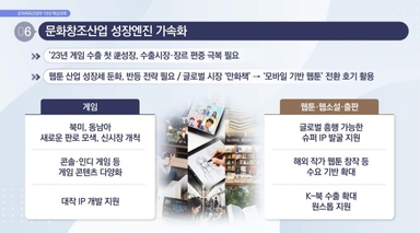 [업무보고] 문체부, 정책금융에 역대 최대 4687억·AI 지원 확대