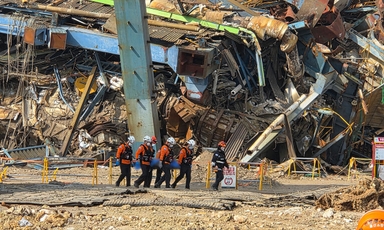 울산화력발전소 타워 붕괴 사고 사망자 3명으로 늘어