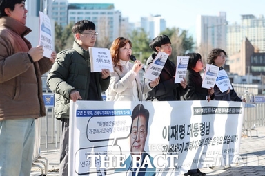 "마지막 희망은 이재명 대통령!" 추위를 녹인 전세사기 피해자의 절절한 '호소' [오승혁의 '현장']